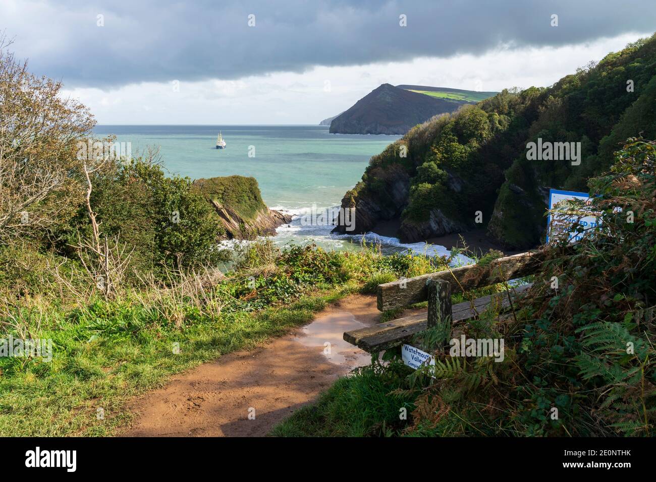 Broadsands Beach - Devon, Royaume-Uni Banque D'Images