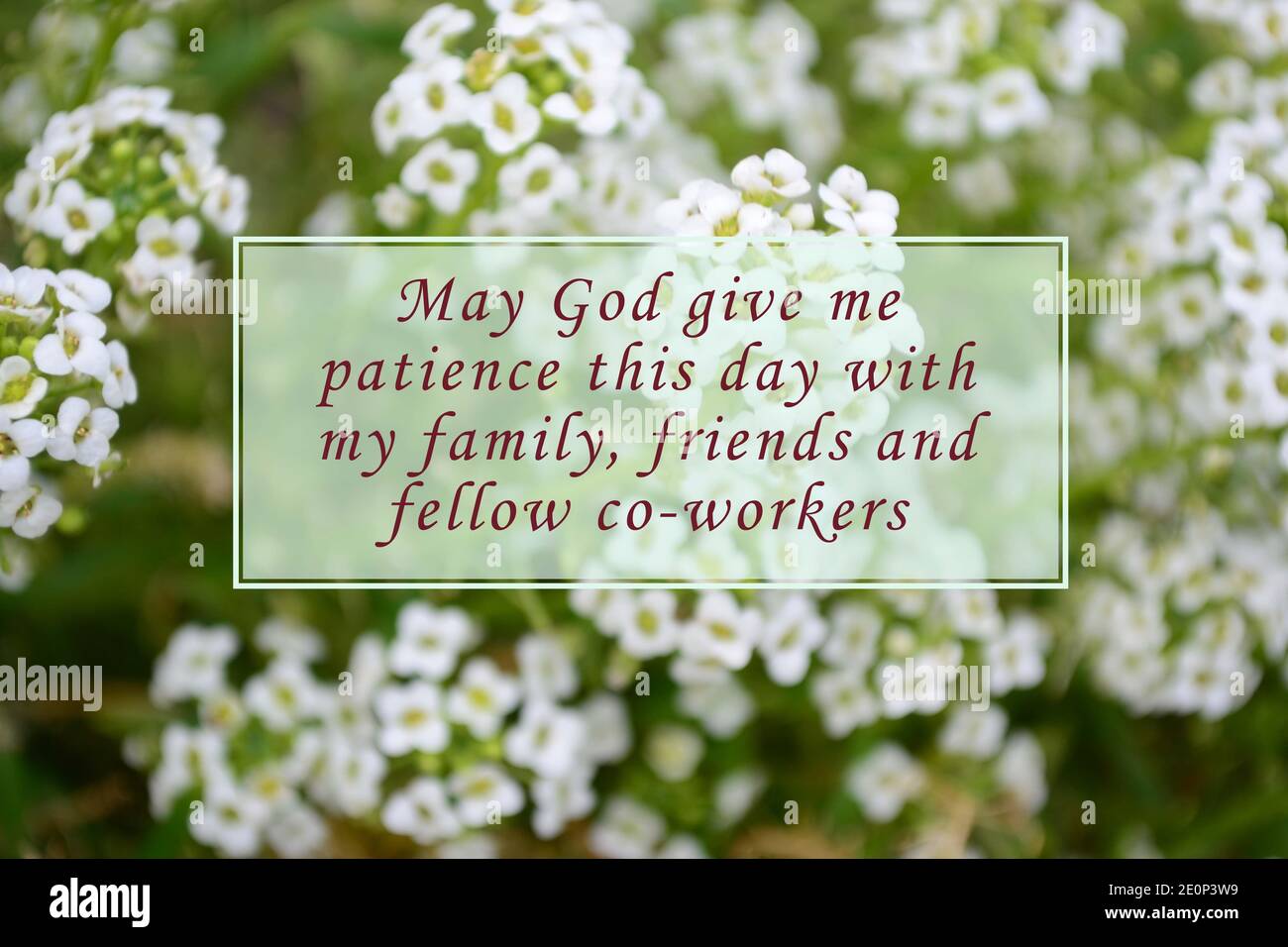 Image Avec Citation Motivationnelle Et Arriere Plan Flou Photo Stock Alamy
