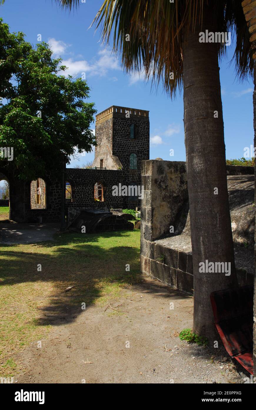 Antilles néerlandaises: St Eustache: Oranjestad Banque D'Images