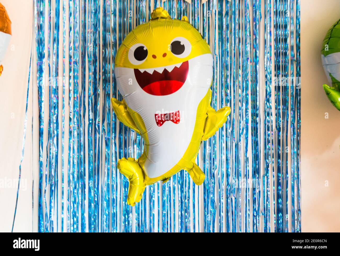 Enfants Bebe Requin Theme Anniversaire Decorations Photo Stock Alamy