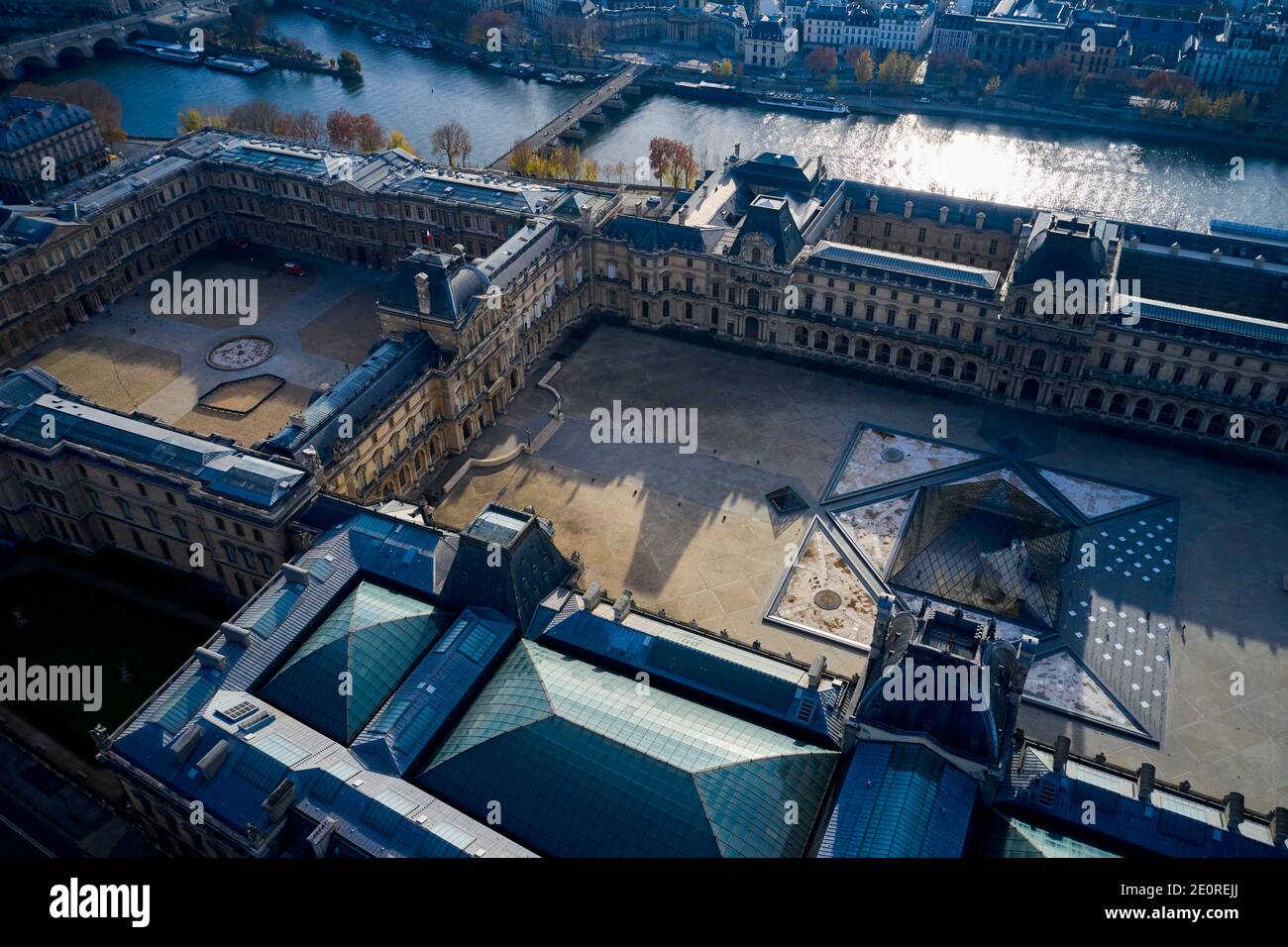 France, Paris (75), classé au patrimoine mondial de l'UNESCO, le Louvre Banque D'Images