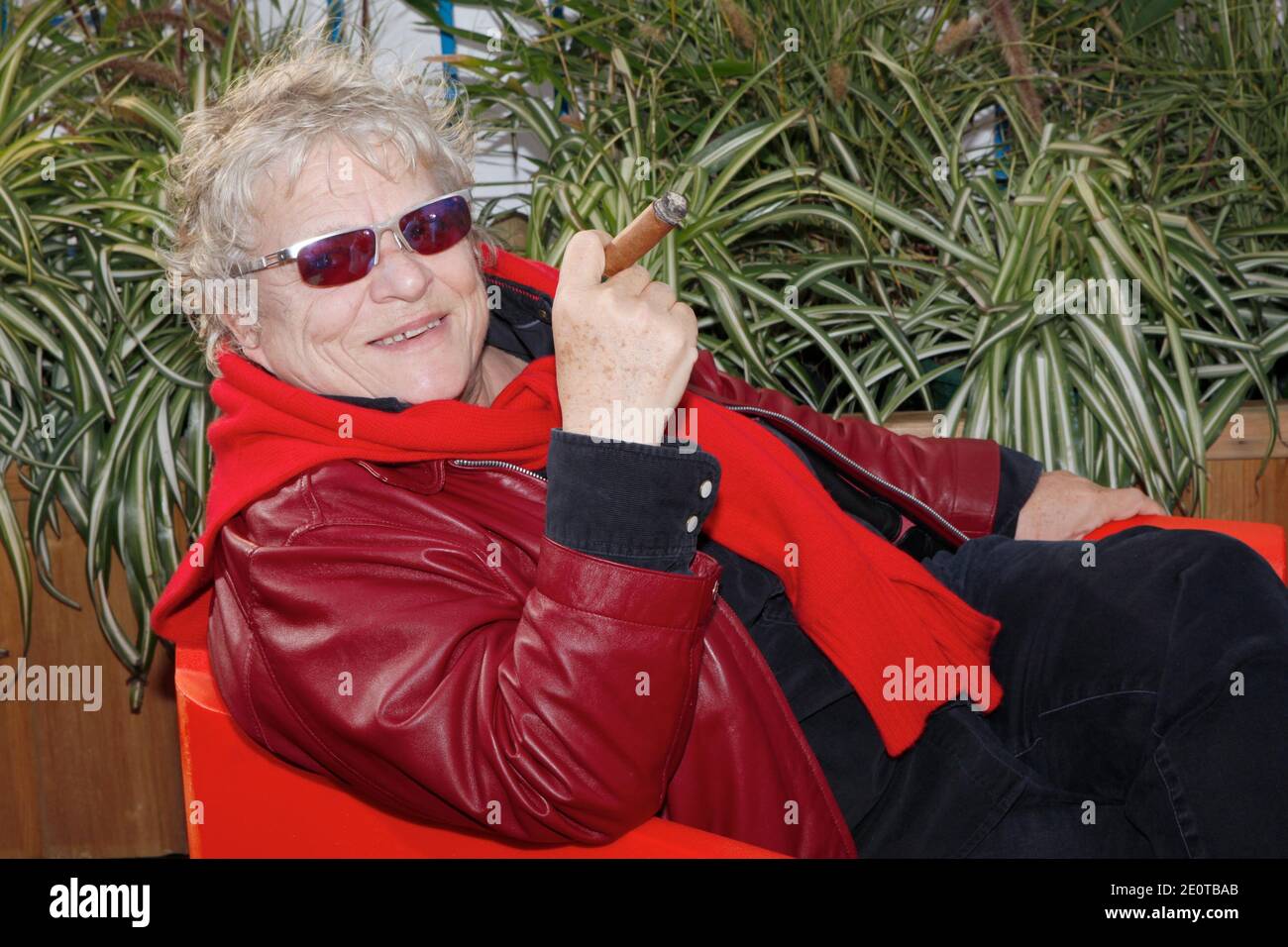 Josee Dayan participe au British film Festival lors de la conférence de presse tenue à la terrasse à Dinard, France, le 05 octobre 2012. Photo par Audrey Poree/ABACAPRESS Banque D'Images