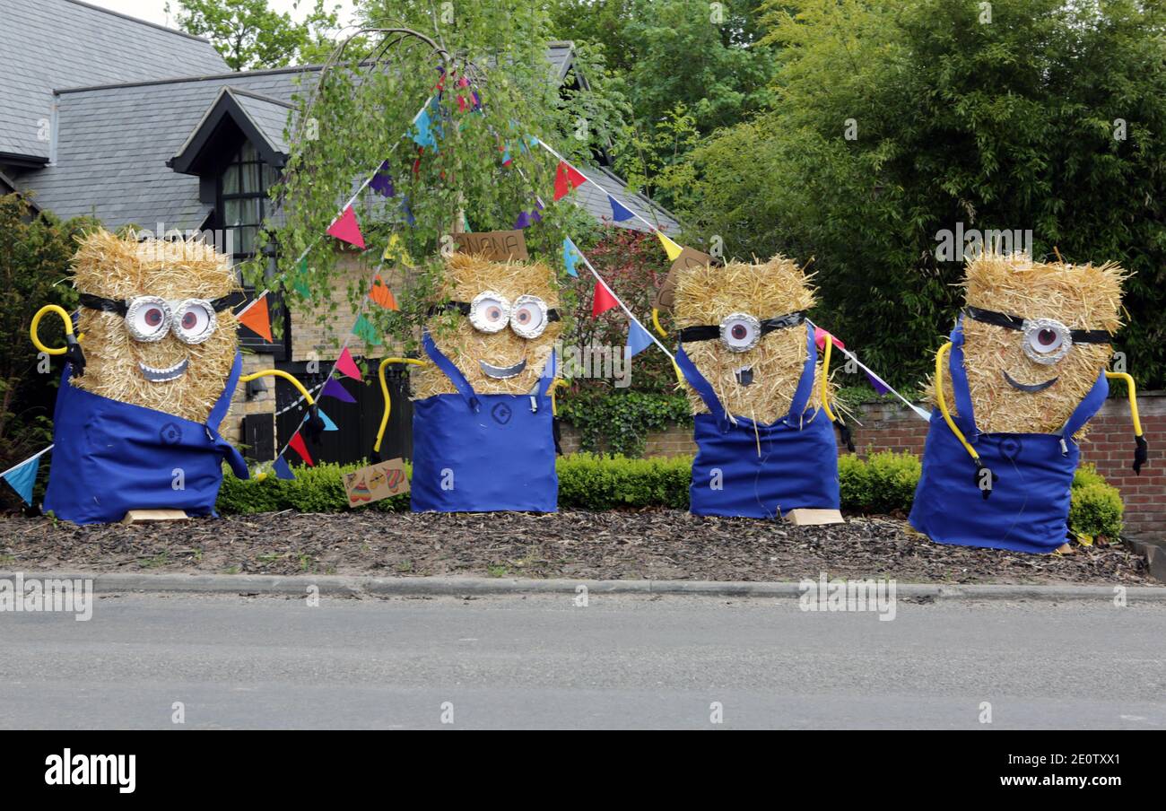 Festival Goostrey Scarecrow Banque D'Images