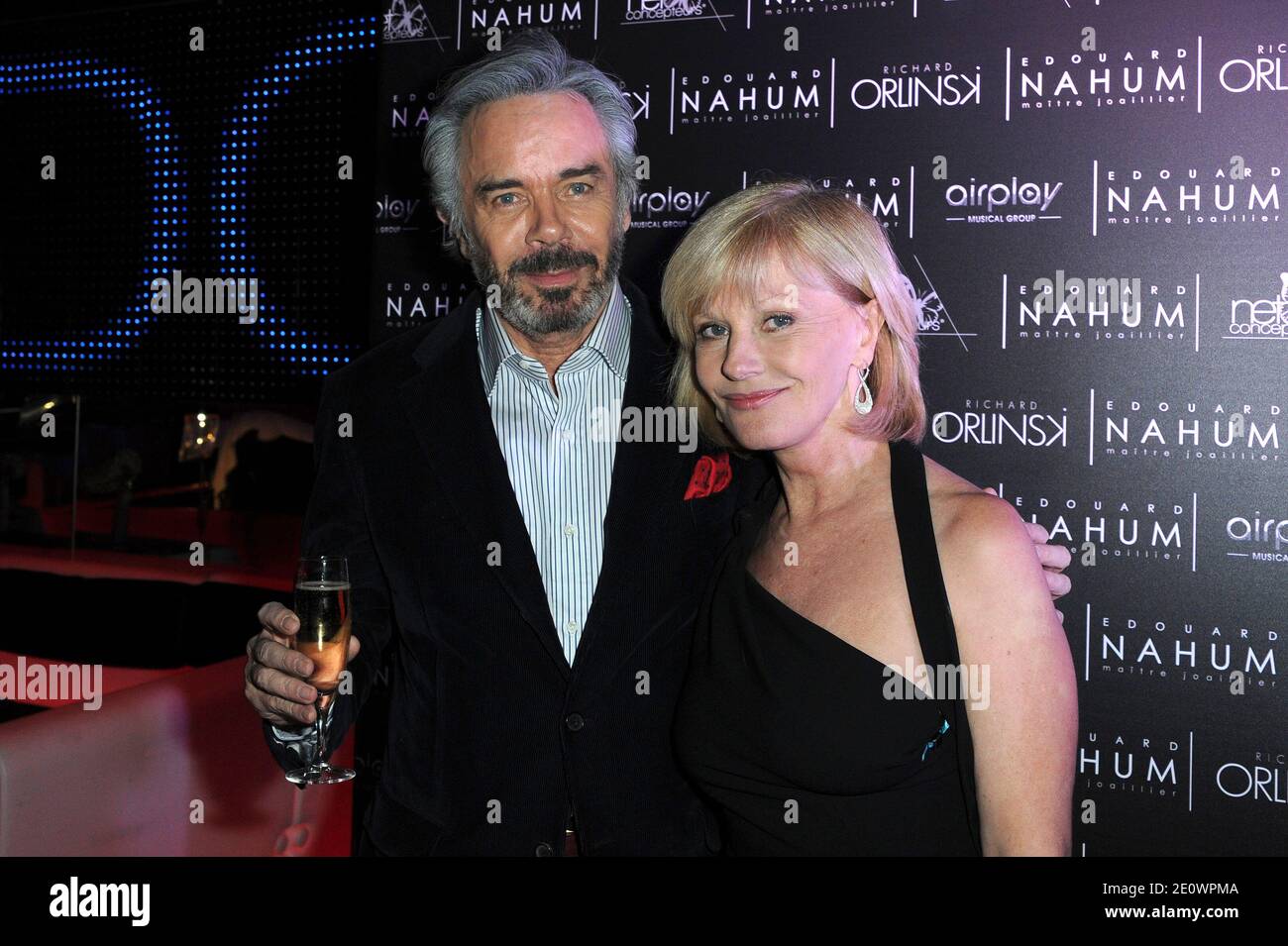 ELISA Servier et son mari assistent à la fête du joaillier français Edouard Nahum à la salle VIP de Paris, France, le 4 décembre 2012. Photo d'Aurore Marechal/ABACAPRESS.COM Banque D'Images