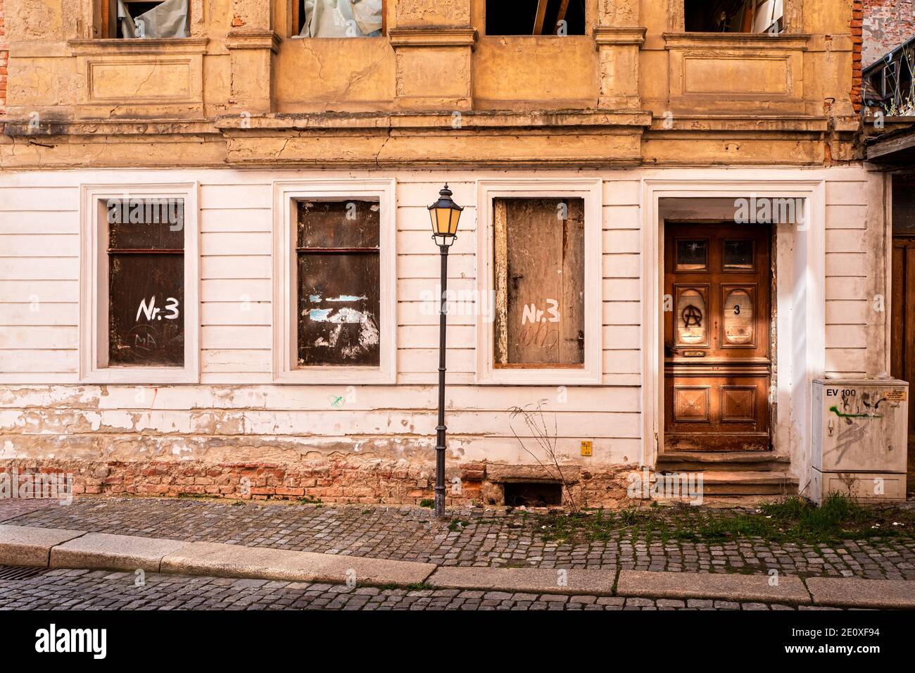 Ruine à Altenburg, Thuringe Banque D'Images