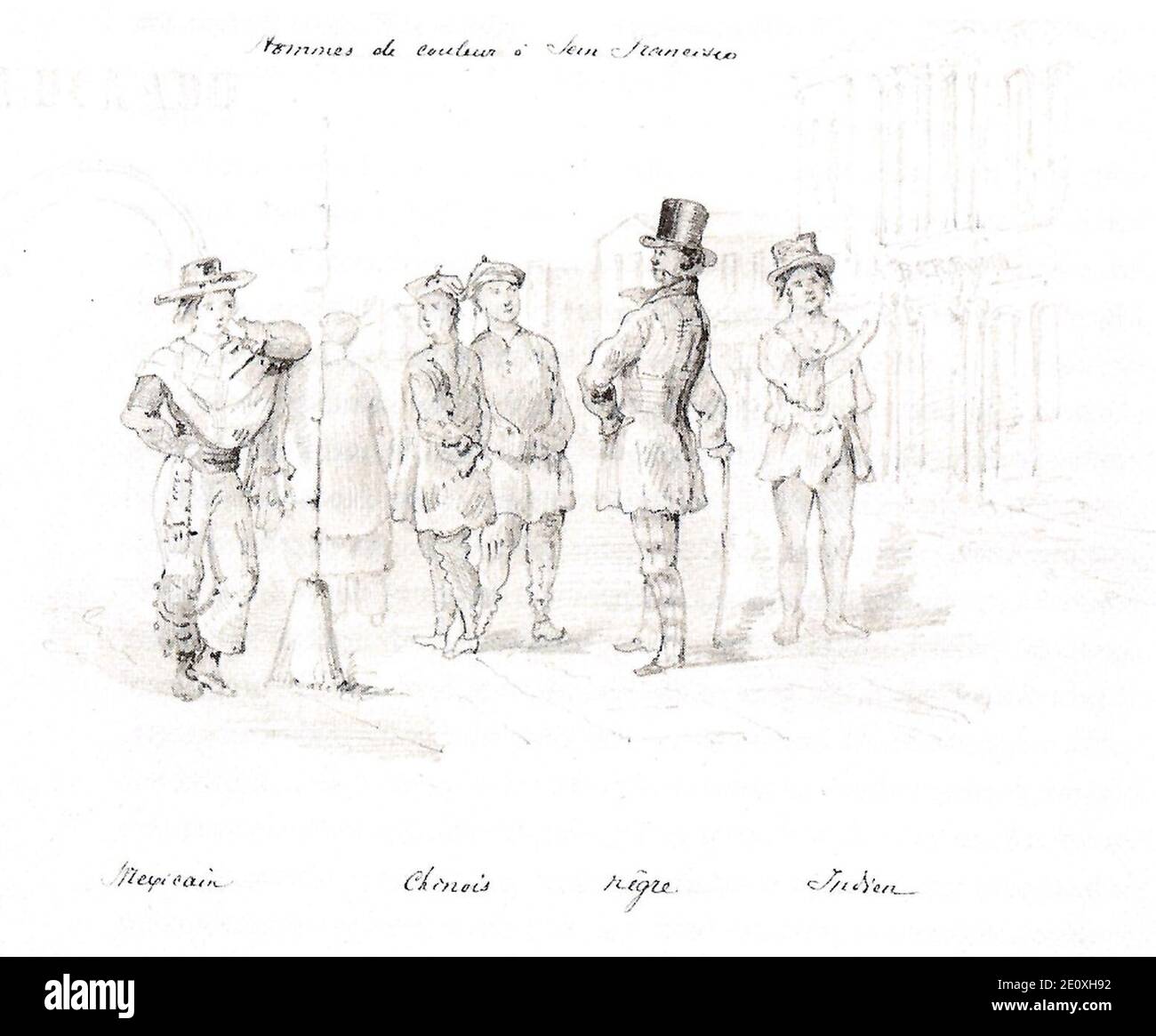 Leute à San Francisco 1. Banque D'Images