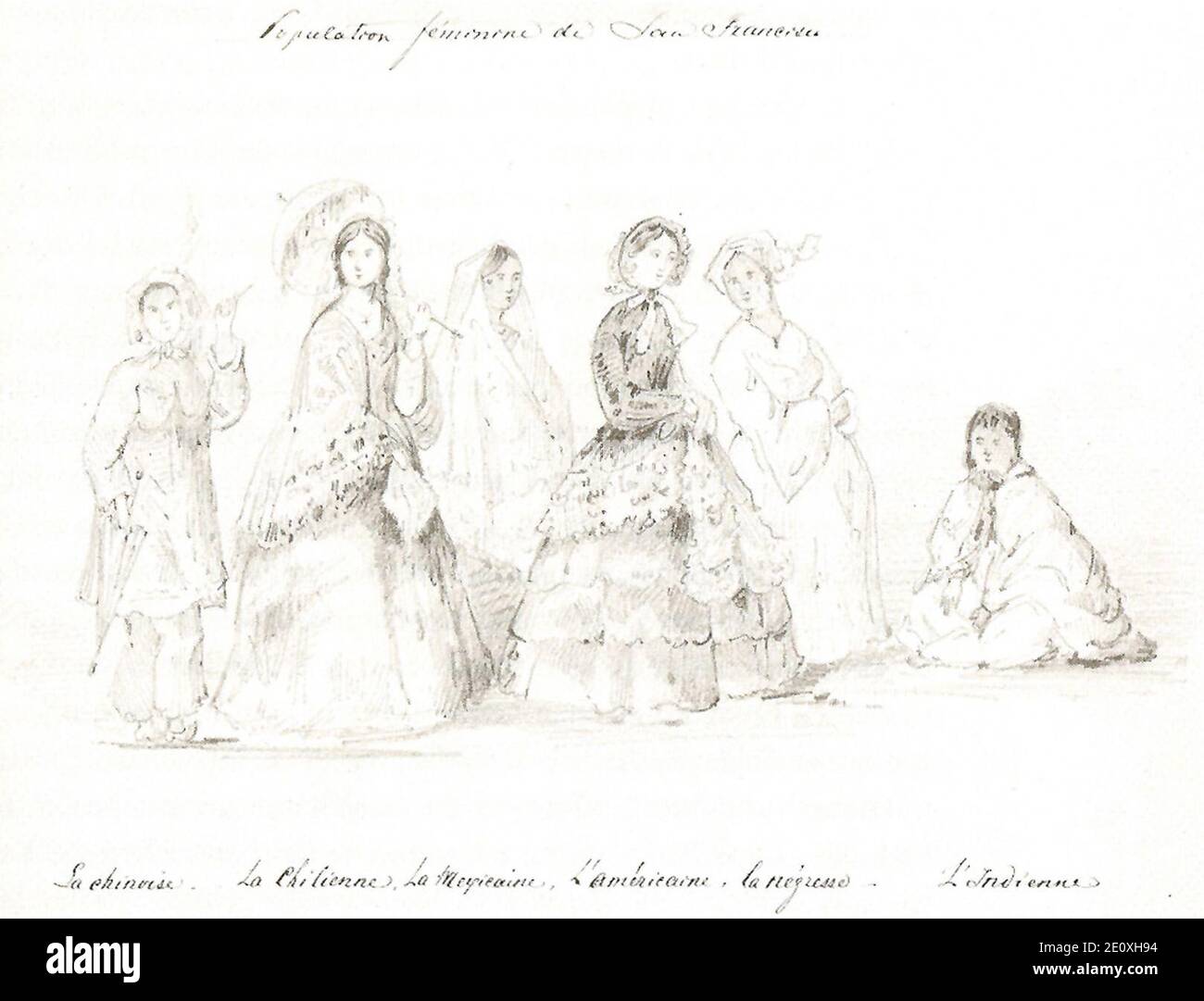 Leute à San Francisco 2. Banque D'Images