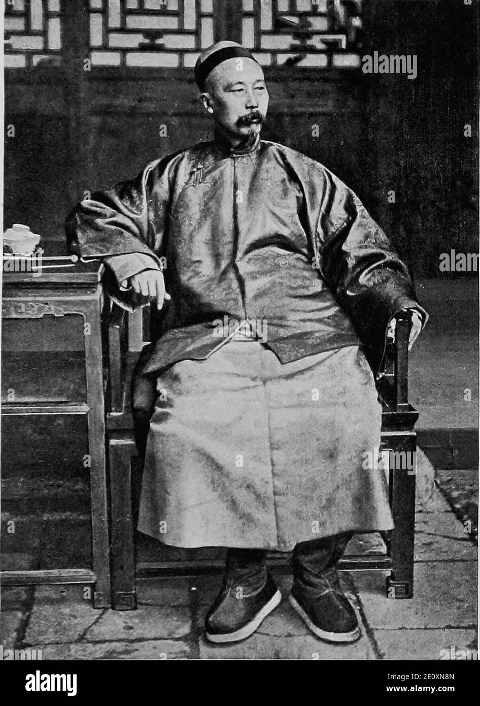 Li Hung-Chang, 1871. Banque D'Images