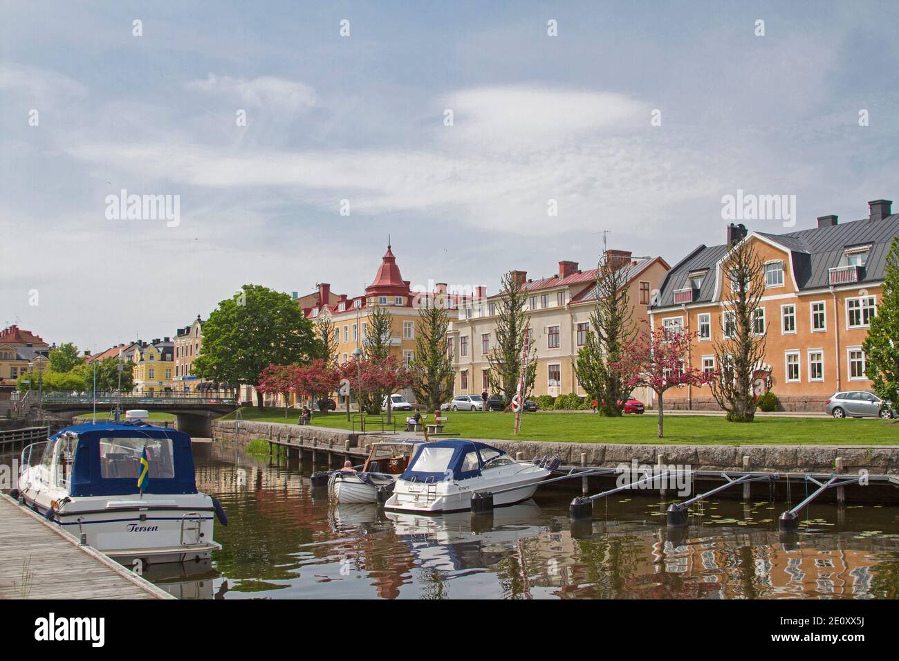 Amal est UNE petite ville suédoise située sur la rive ouest du lac Vänern et visitée par de nombreux touristes. Banque D'Images