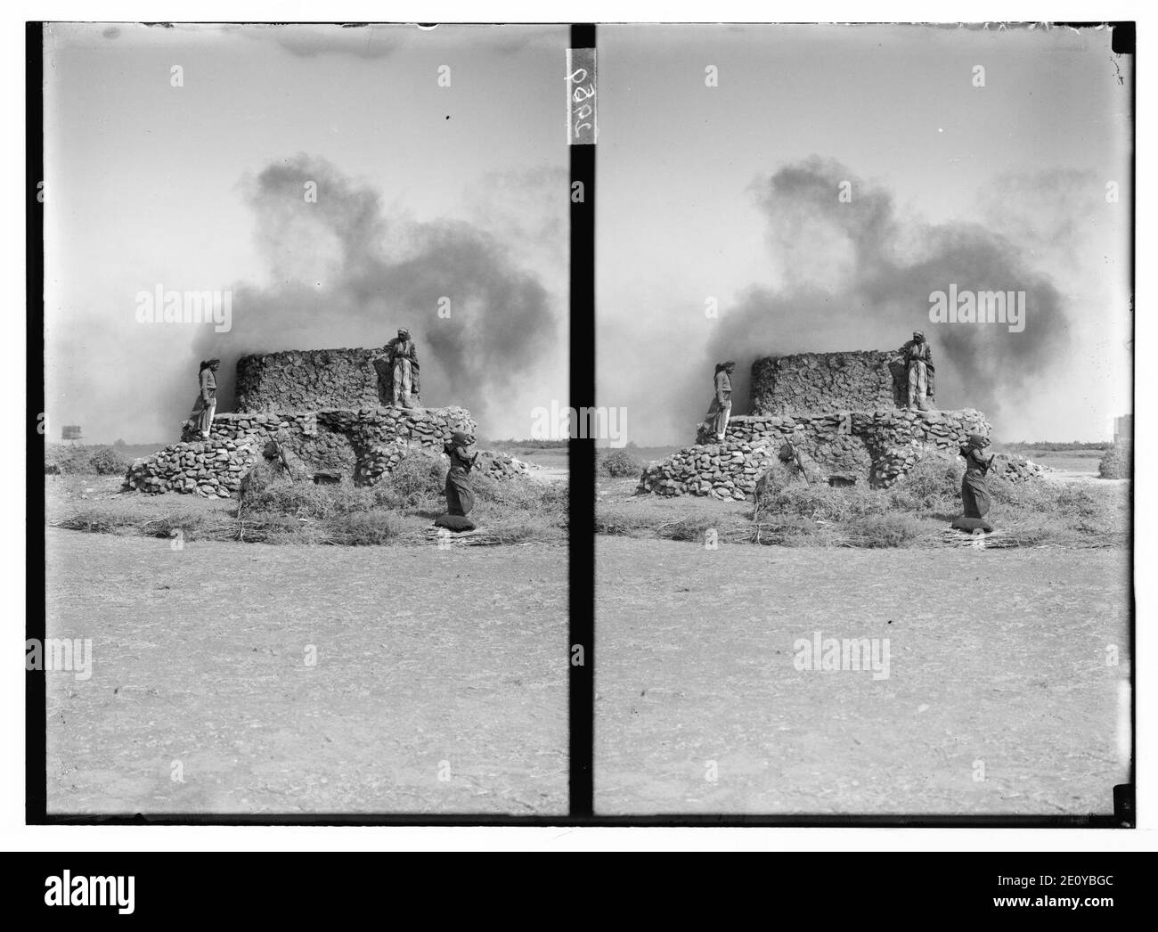 La Chaux-de-burning épines, Homs Banque D'Images