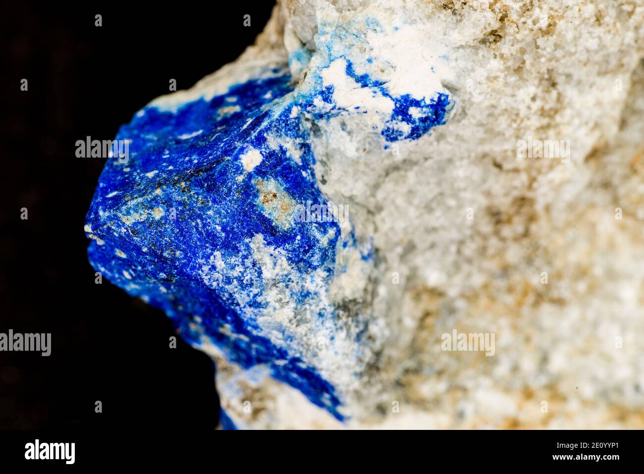 Le lapis lazuli en gros plan Banque D'Images