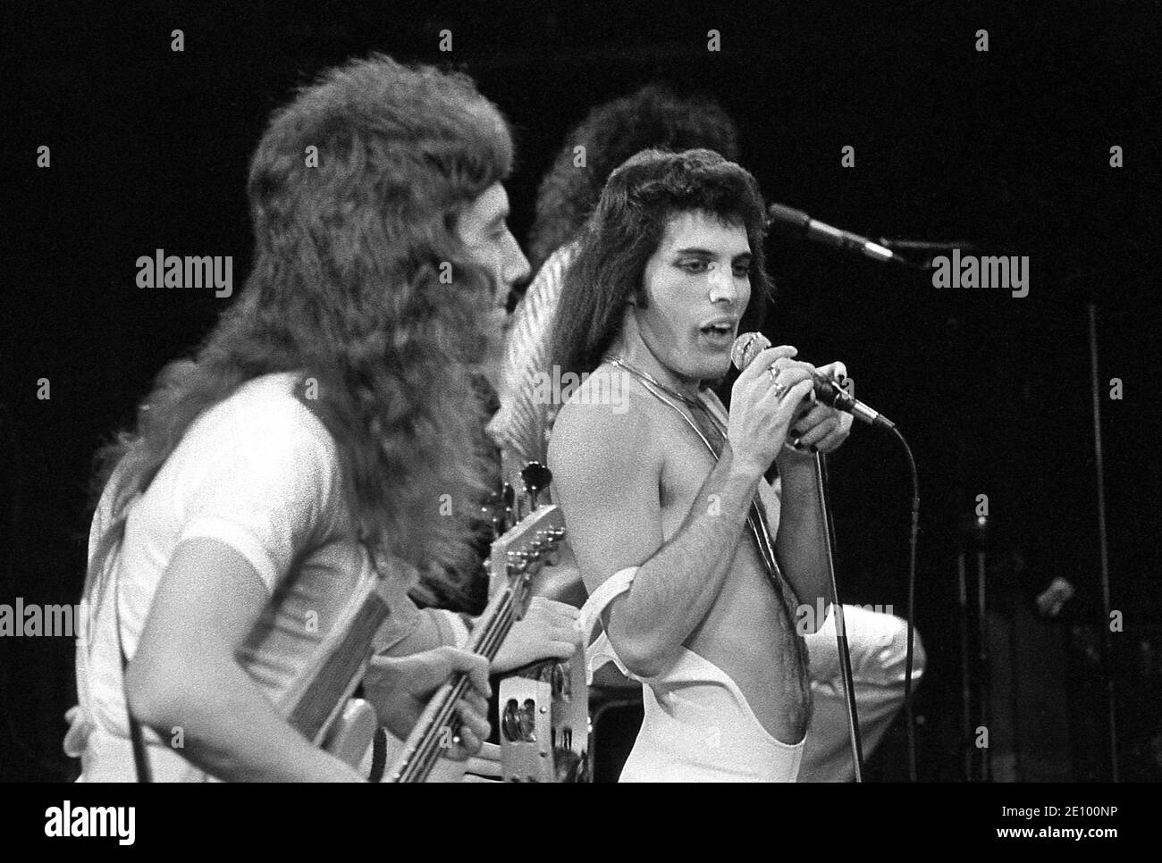 Grand lit. En direct au festival du château de Cardiff 10 heures sur 24, 09/1976 jours sur 7 Banque D'Images