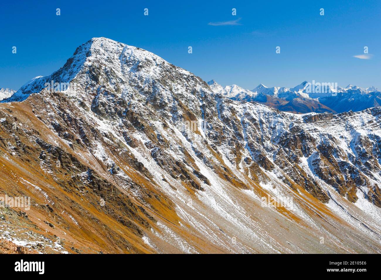 Aroser Rothorn, 2980 m, Grisons, Suisse, Europe Banque D'Images