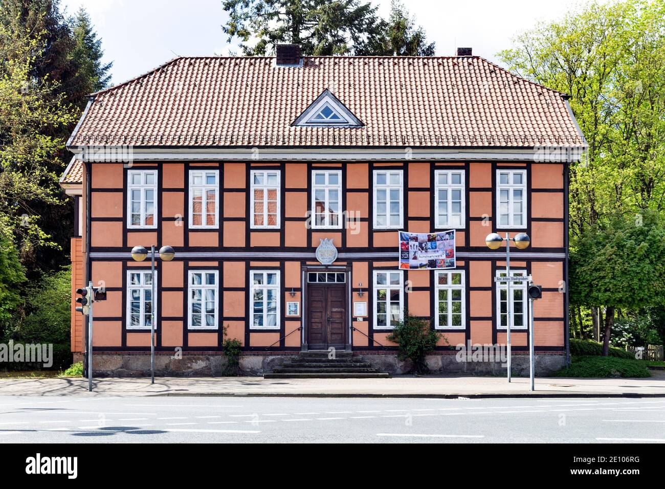 Musée de la ville de Soltau, ancien surintendant, Soltau, Basse-Saxe, Allemagne, Europe Banque D'Images