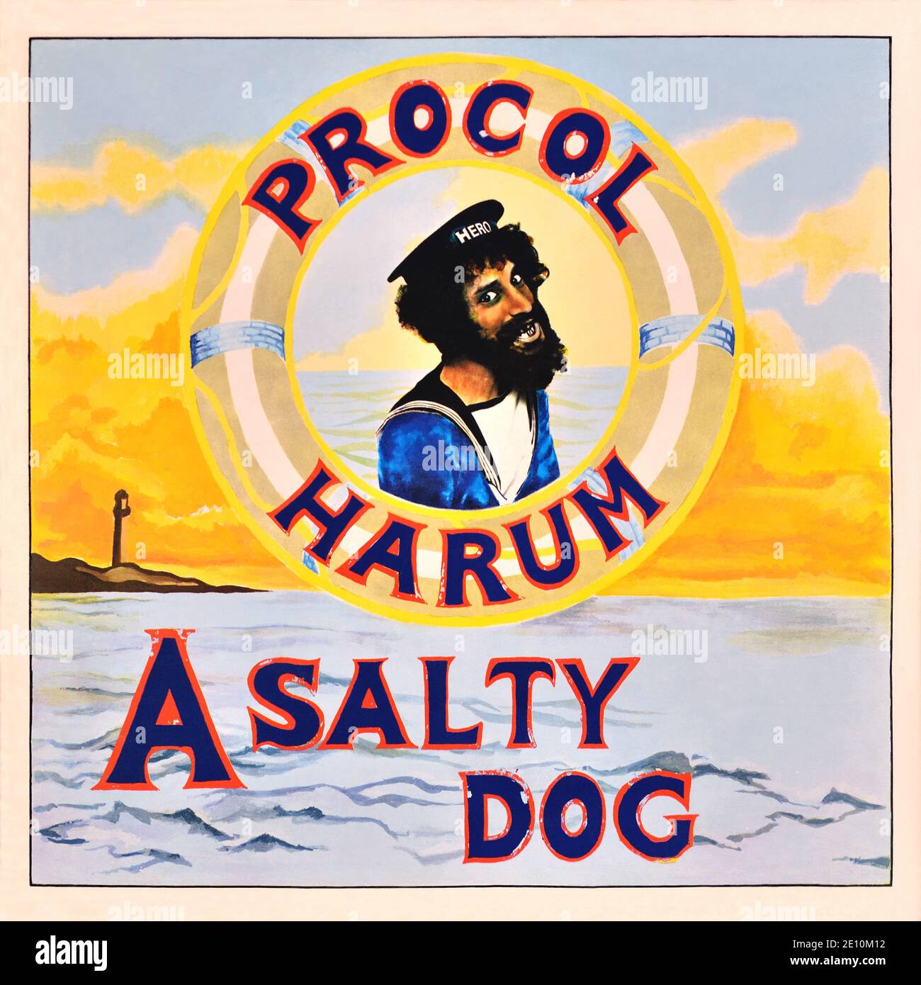 Procol Harum - pochette originale d'album en vinyle - Un chien salé - 1969 Banque D'Images