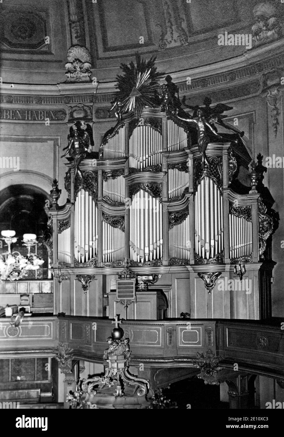 Orgue principal, Église de la Trinité, vers 1935, Berlin, Allemagne Banque D'Images
