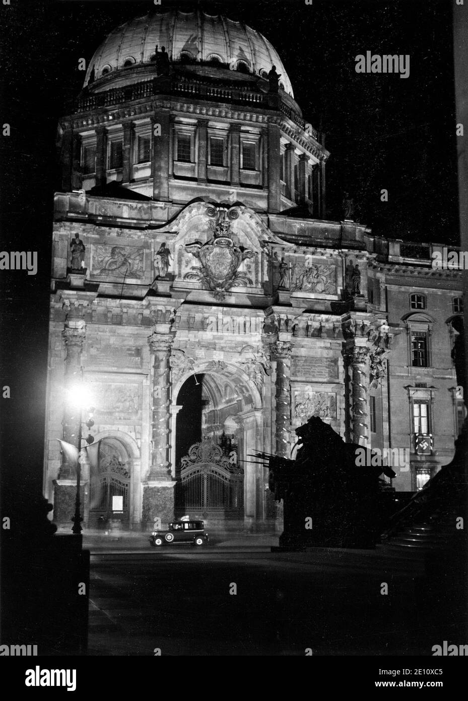 entrée, château, vers 1935, Berlin, Allemagne Banque D'Images