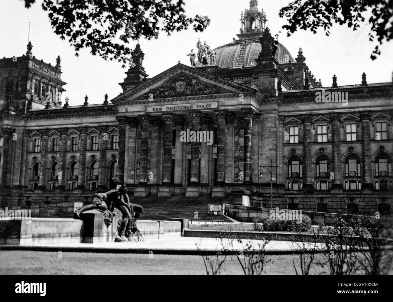 Reichstag, vers 1935, Berlin, Allemagne Banque D'Images