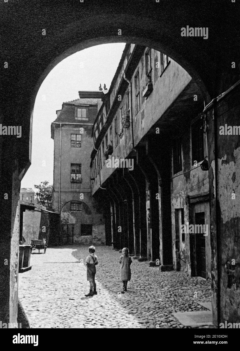 Court près de Mühlendamm, vers 1935, Berlin, Allemagne Banque D'Images