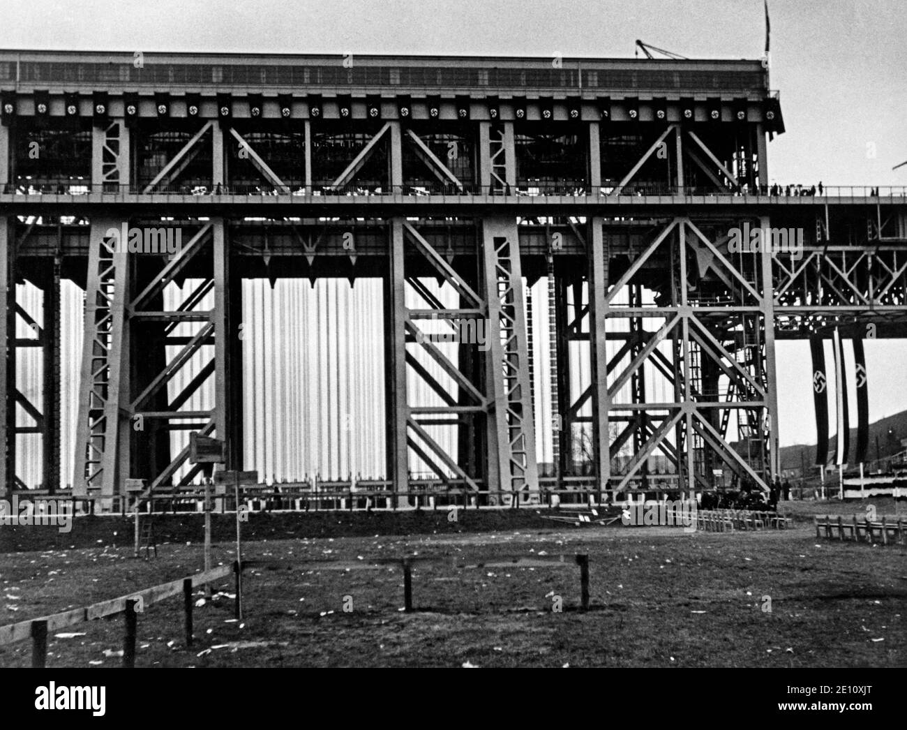 Niederfinow Boat Lift, vers 1934, Niederfinow, Allemagne Banque D'Images