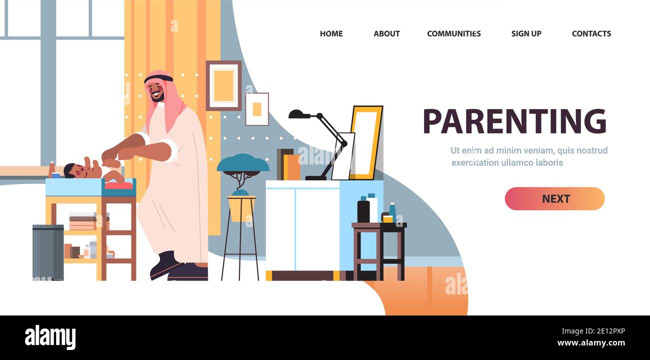 Le Pere Arabe Change De Couche Pour Sa Petite Paternite Parenting De Fils Concept Papa Passer Du Temps Avec Son Bebe A La Maison Illustration Vectorielle De L Espace De Copie Horizontal Complet Le Pere Arabe Change De Couche Pour Sa Petite Paternite Parenting De Fils Concept Papa Passer Du Temps Avec Son Bebe A La Maison Illustration Vectorielle De L Espace De Copie Horizontal Complet
