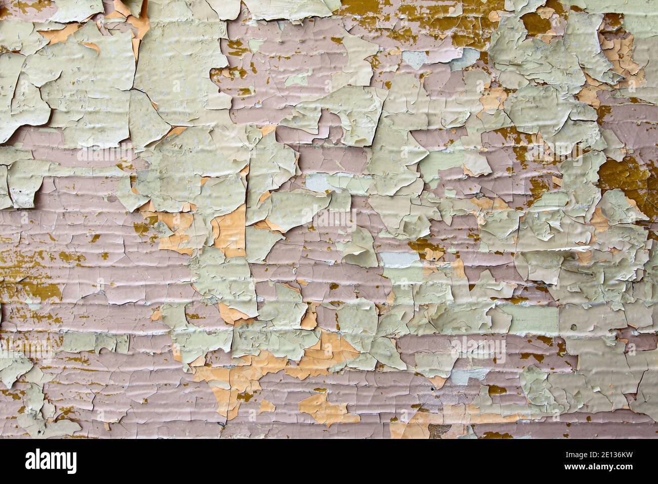 Fissures dans l'ancien plâtre - texture grunge Banque D'Images