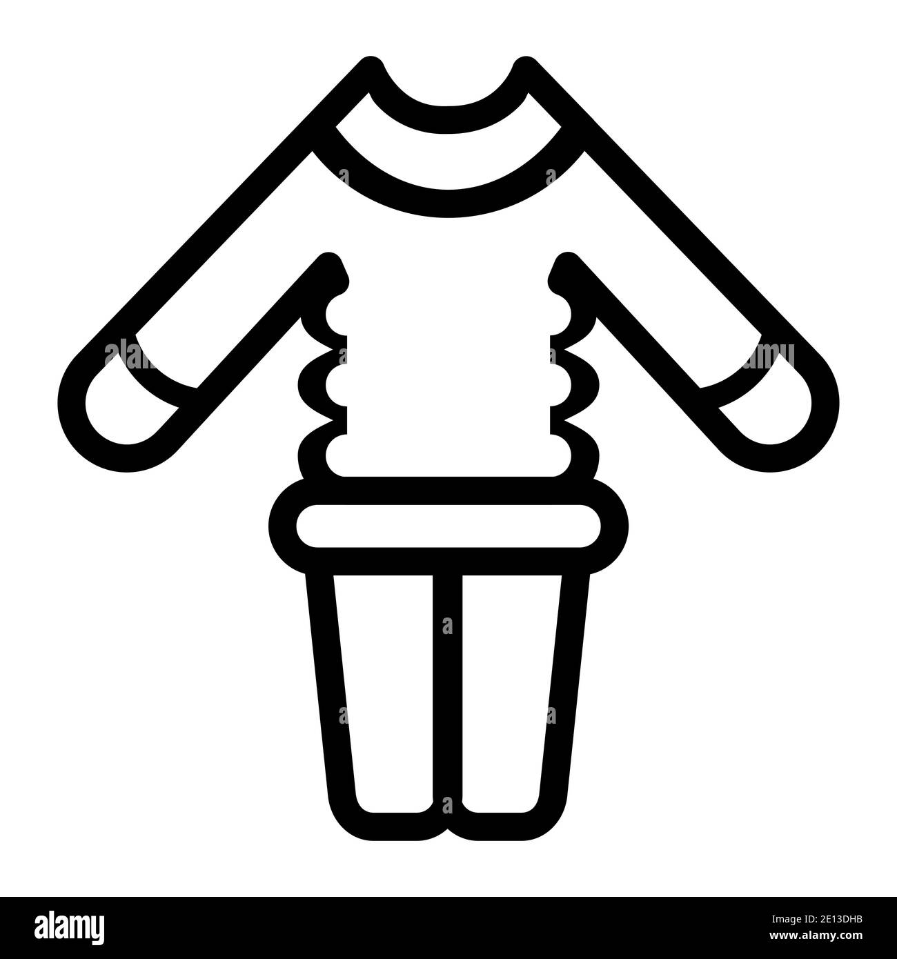 Gants d'hiver Icon clip Art Vector Template Illustration de Vecteur