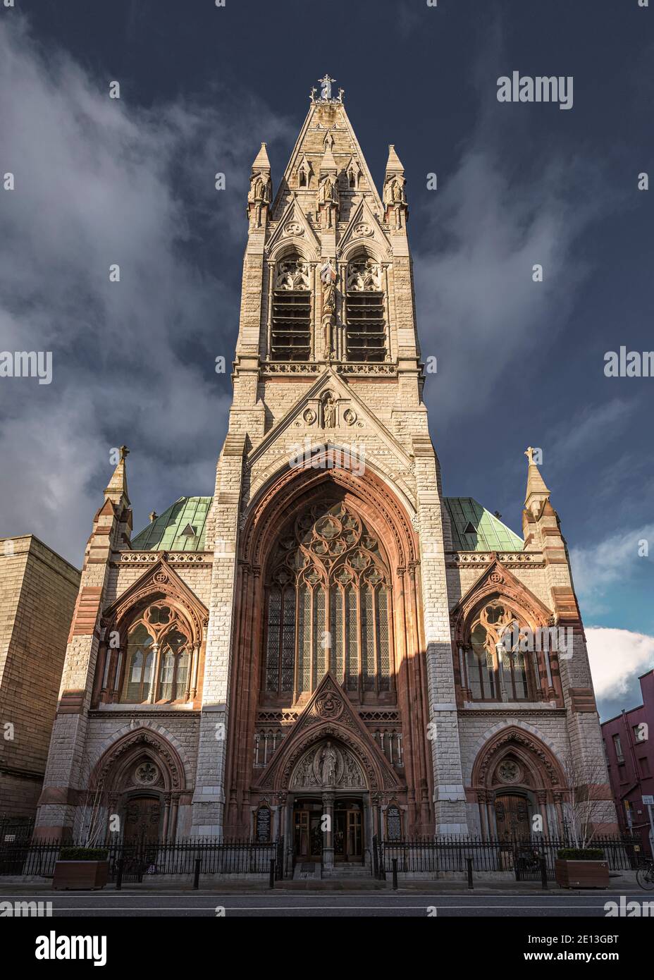 John's Lane Church (église de Saint Augustine et Saint John) à la rue Thomas. Dublin, Irlande. Banque D'Images