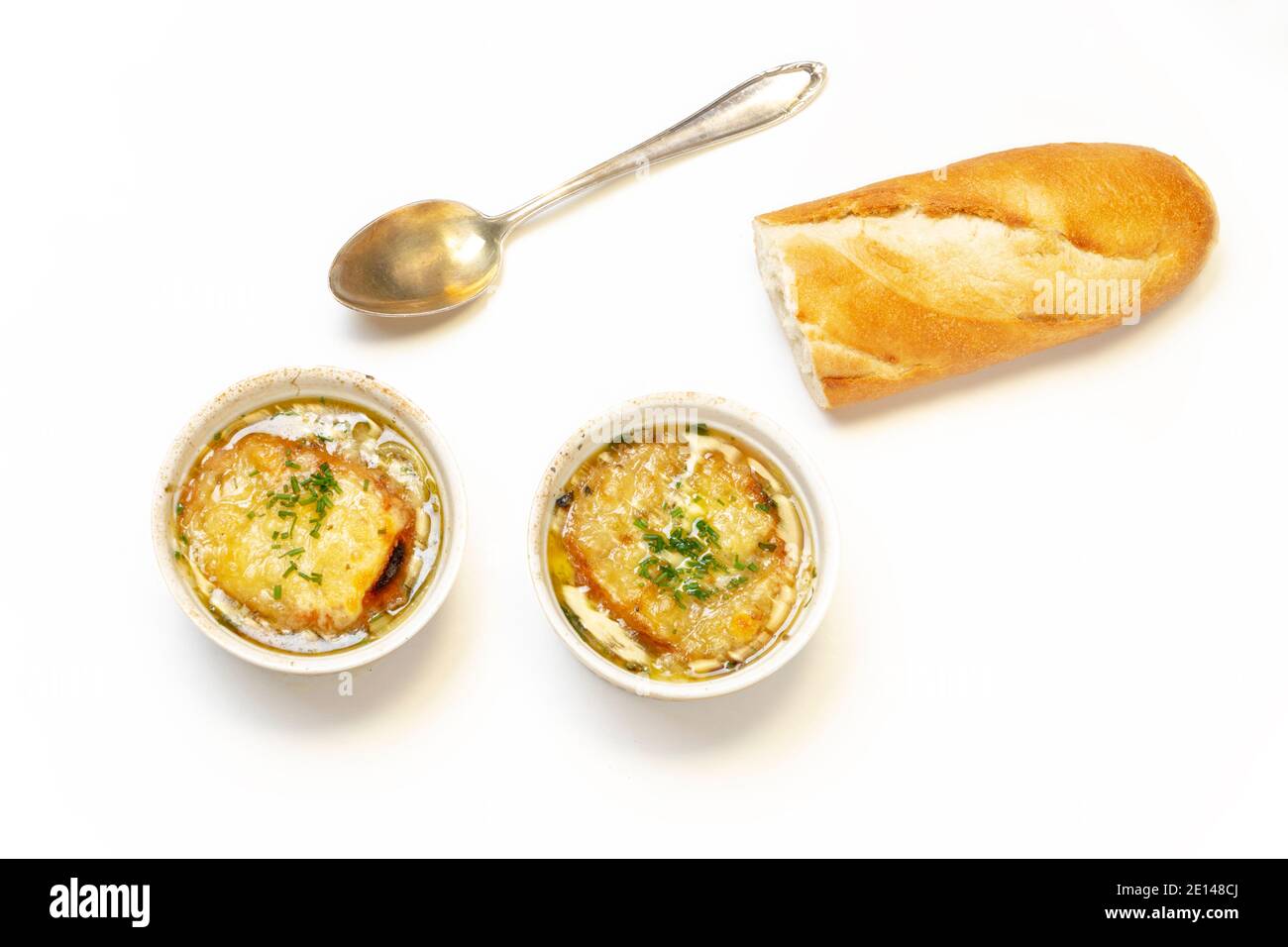 Soupe à l'Oignon Banque D'Images