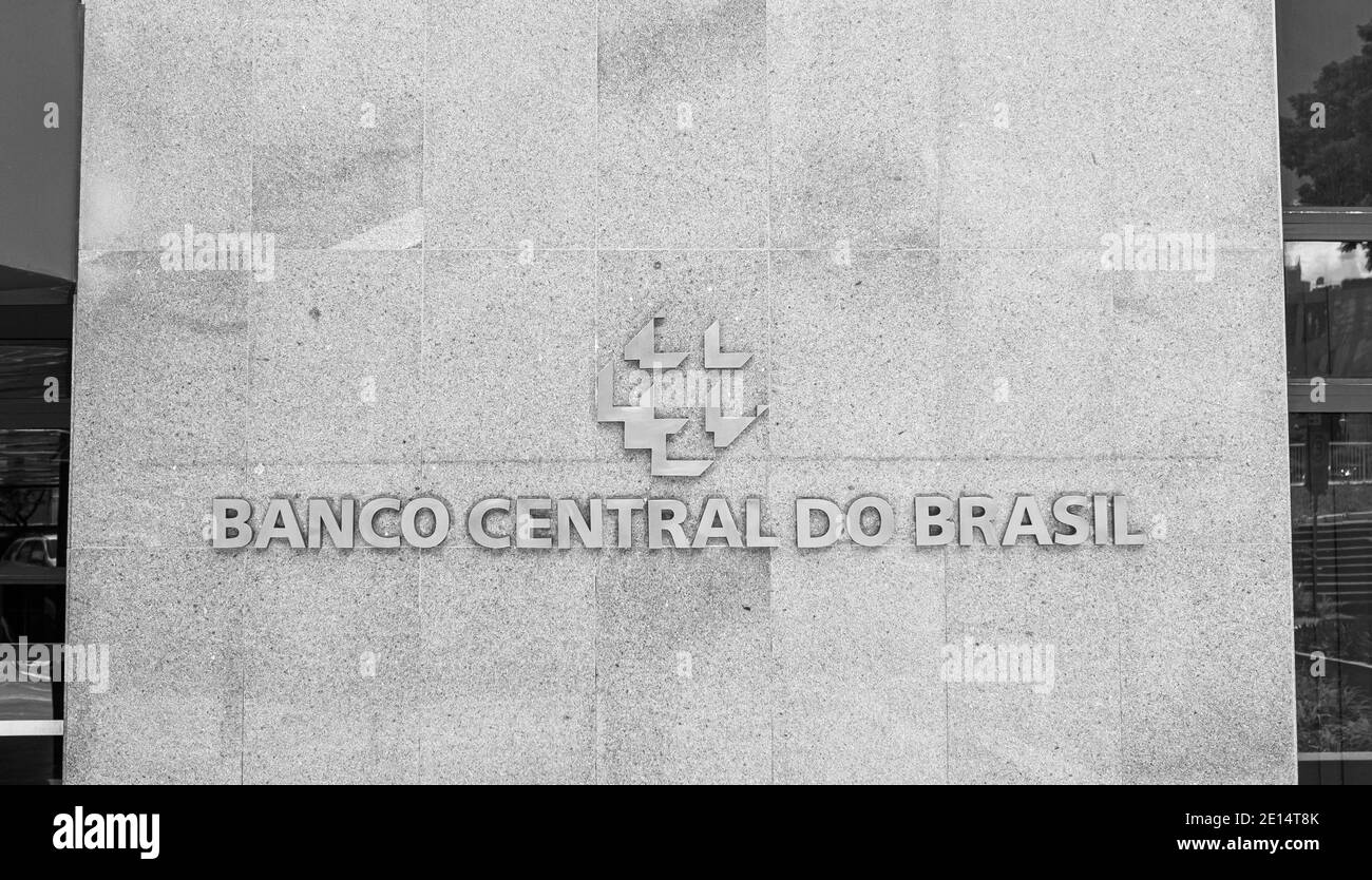 Banque centrale du Brésil ( Banco Central do Brasil - BACEN ). Banque D'Images