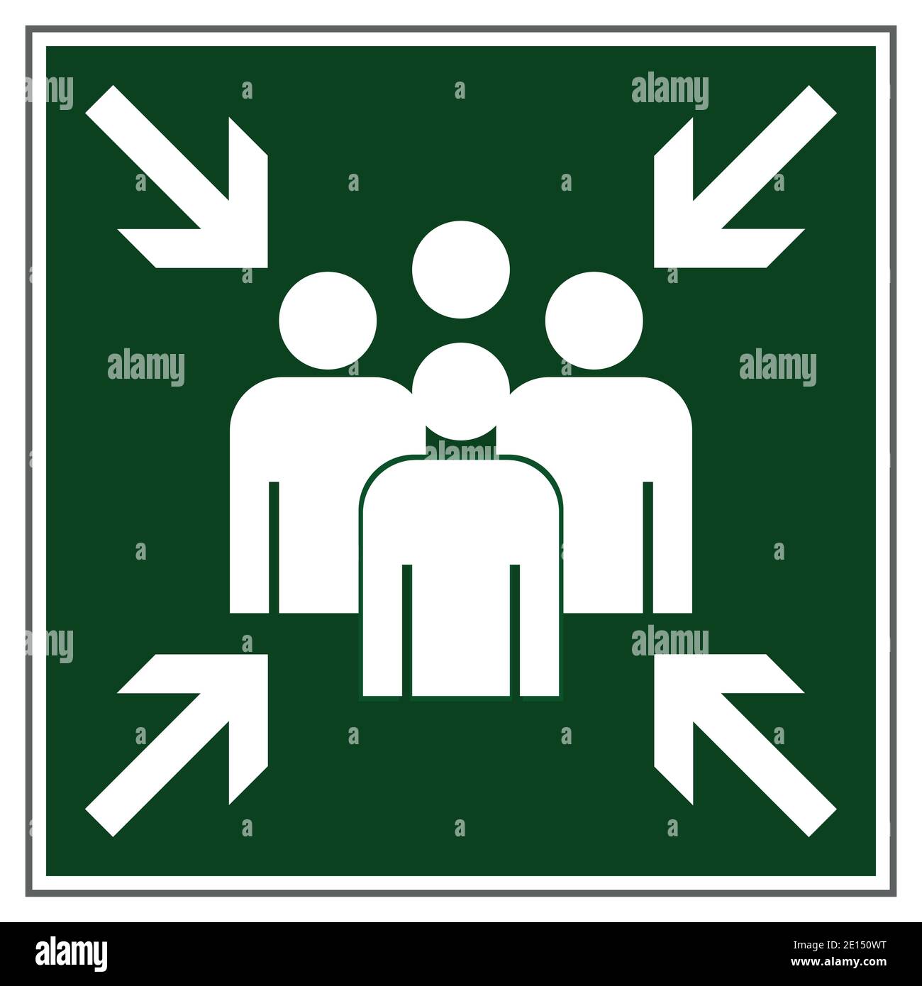 Symbole du point d'assemblage Illustration de Vecteur