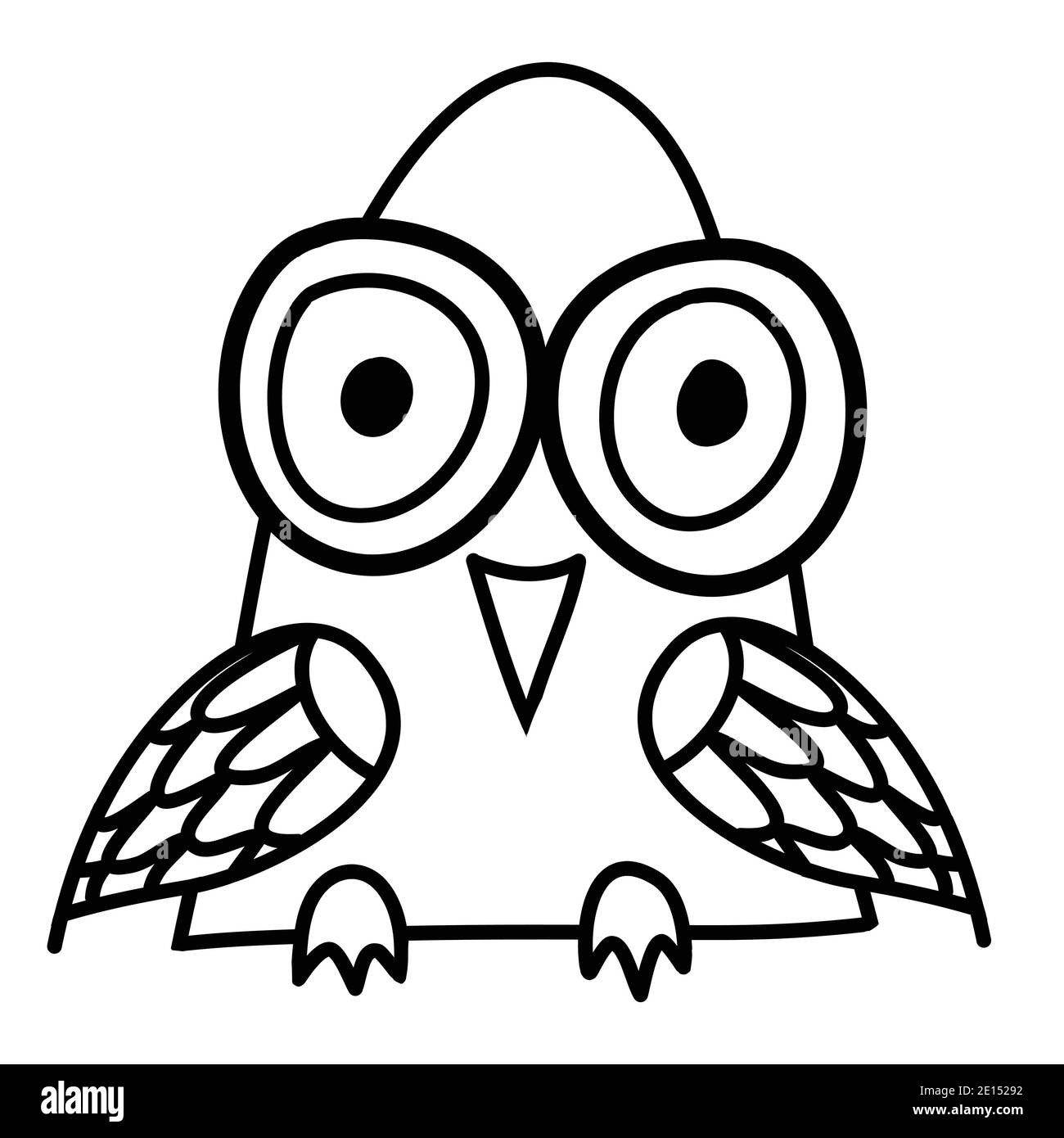 Chouette Yeux De Dessin Anime Banque D Image Et Photos Alamy