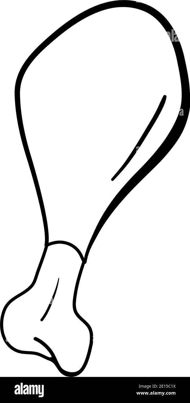 Aliments chauds pour bâtonnets de poulet frits et croustillants à emporter avec Vector Illustration de Vecteur