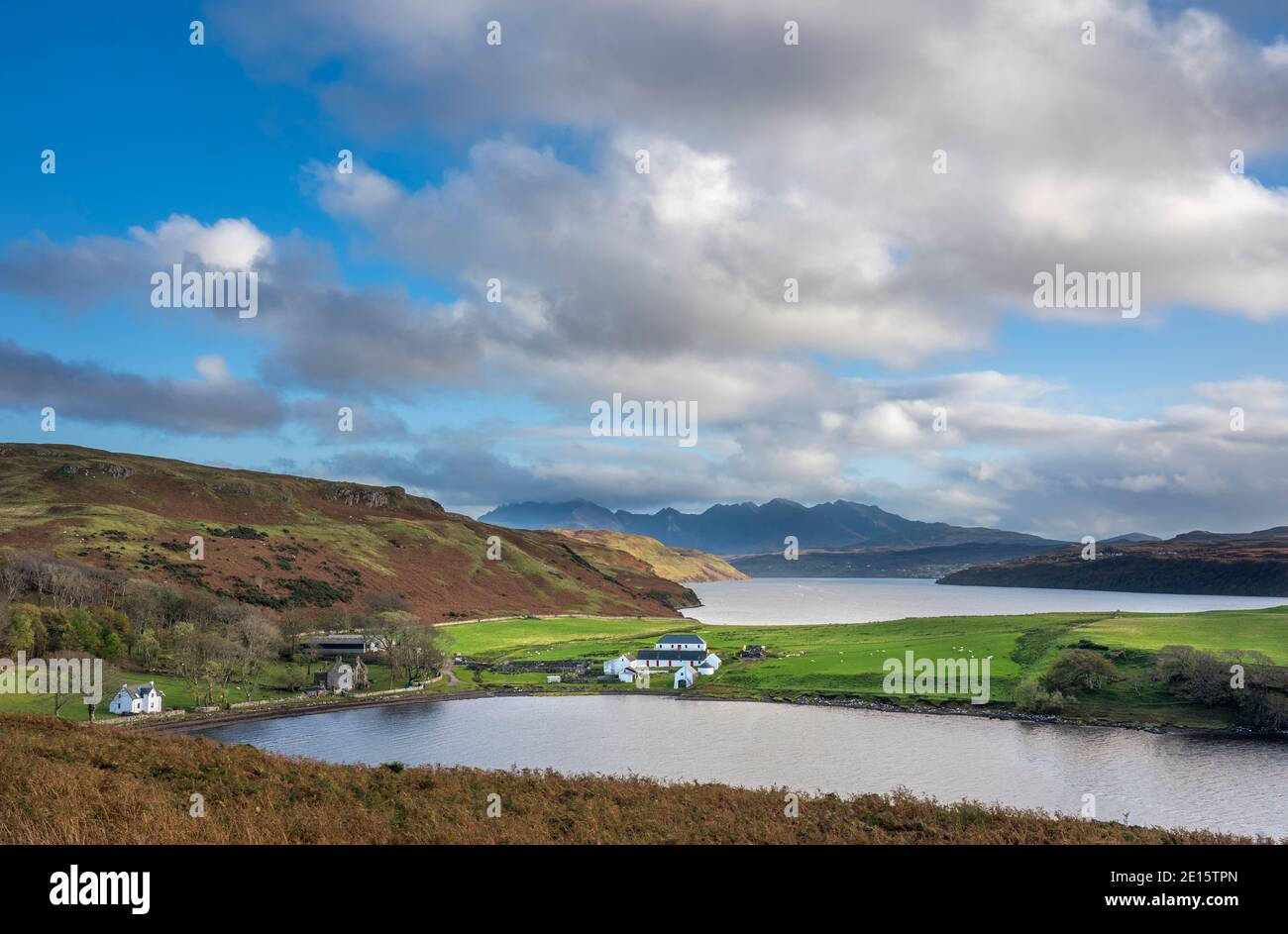 Île de Lewis et Harris, Écosse - ferme et croft Banque D'Images
