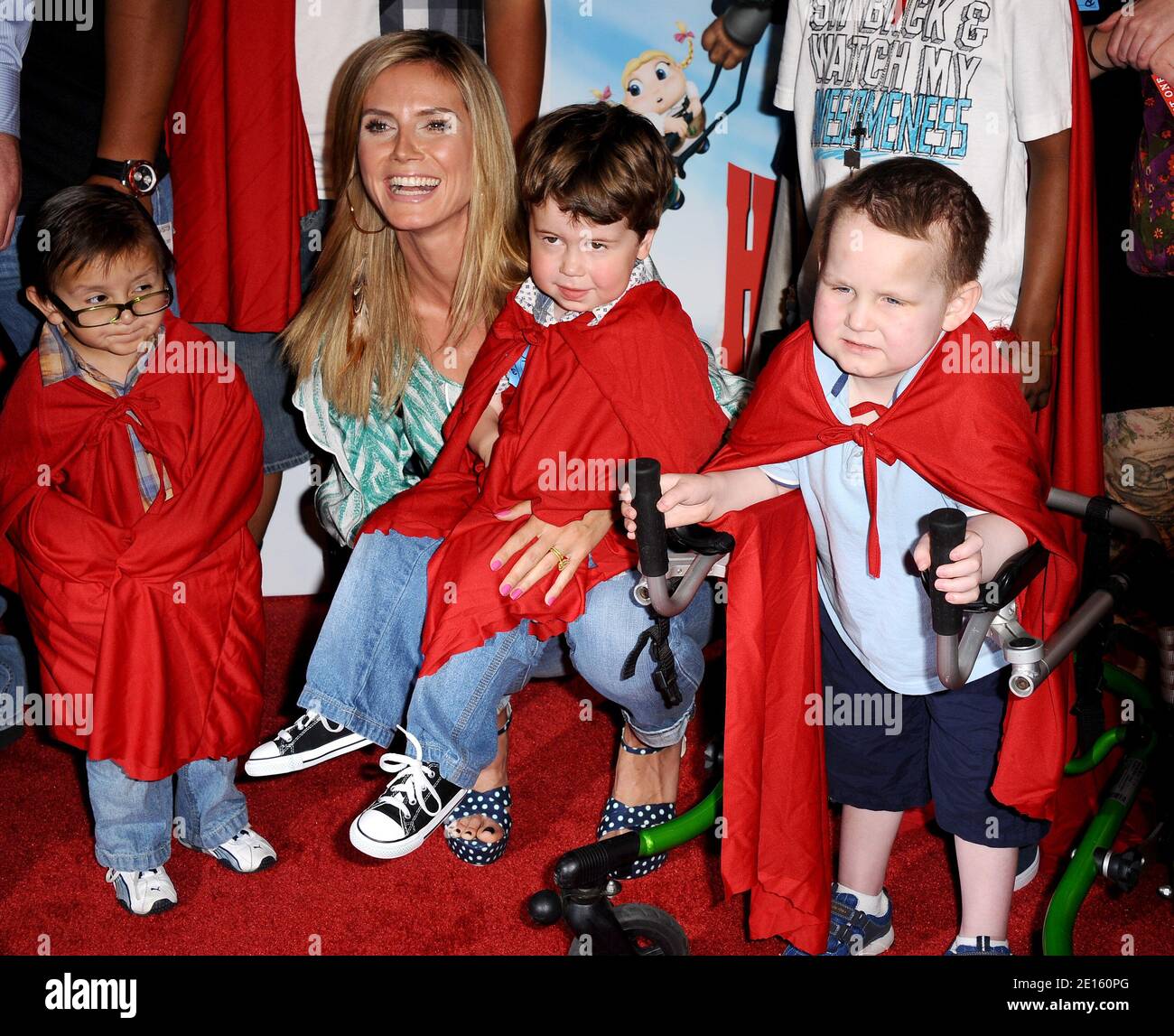 Heidi Klum assiste à la première de la compagnie Weinstein 'Hoodwinked aussi! Hood vs. Le mal en 3D. Los Angeles, CA, États-Unis, le 16 avril 2011. Photo de Lionel Hahn/ABACAPRESS.COM Banque D'Images