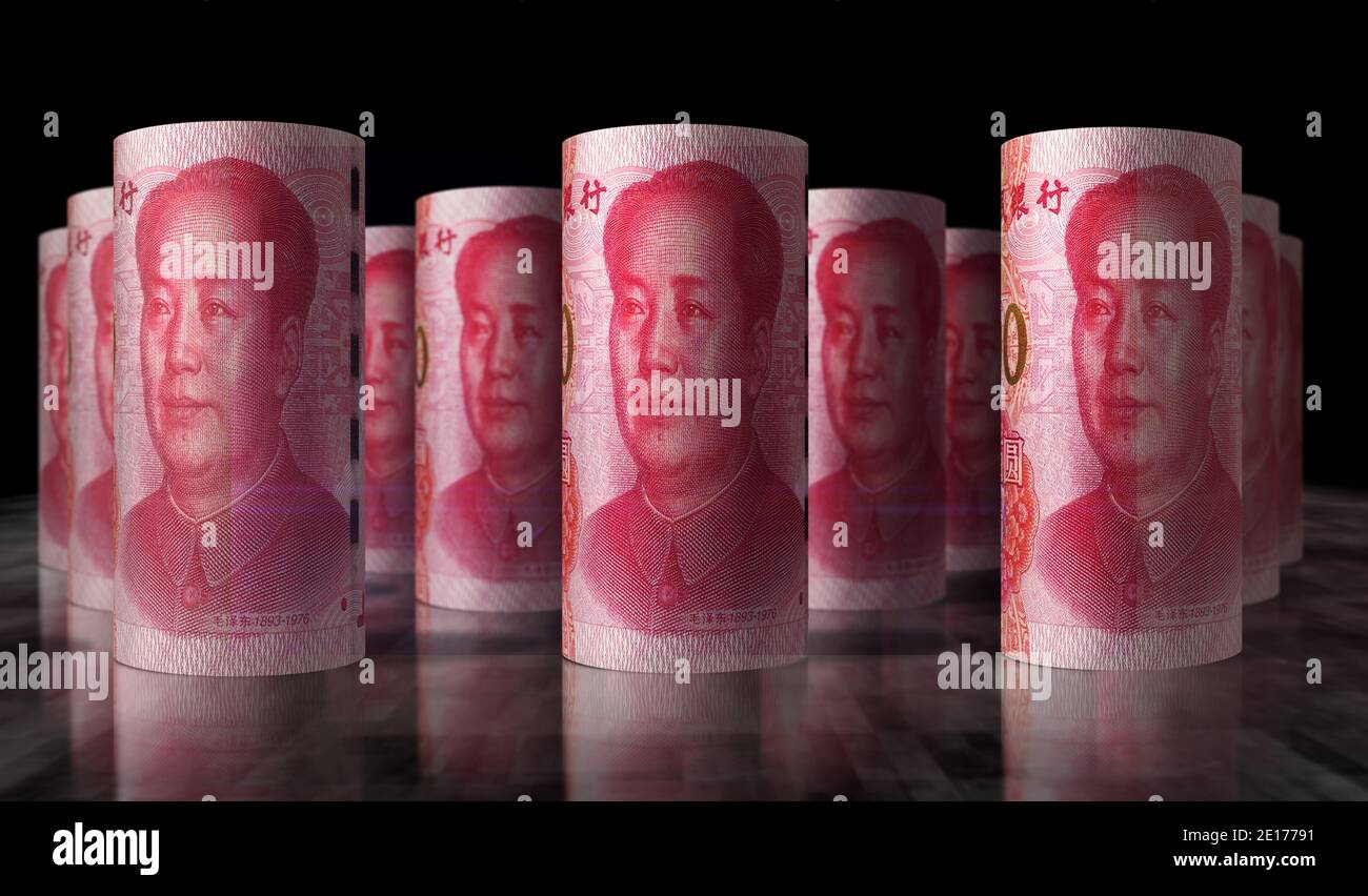 Billets de banque en renminbi chinois Banque de photographies et d ...