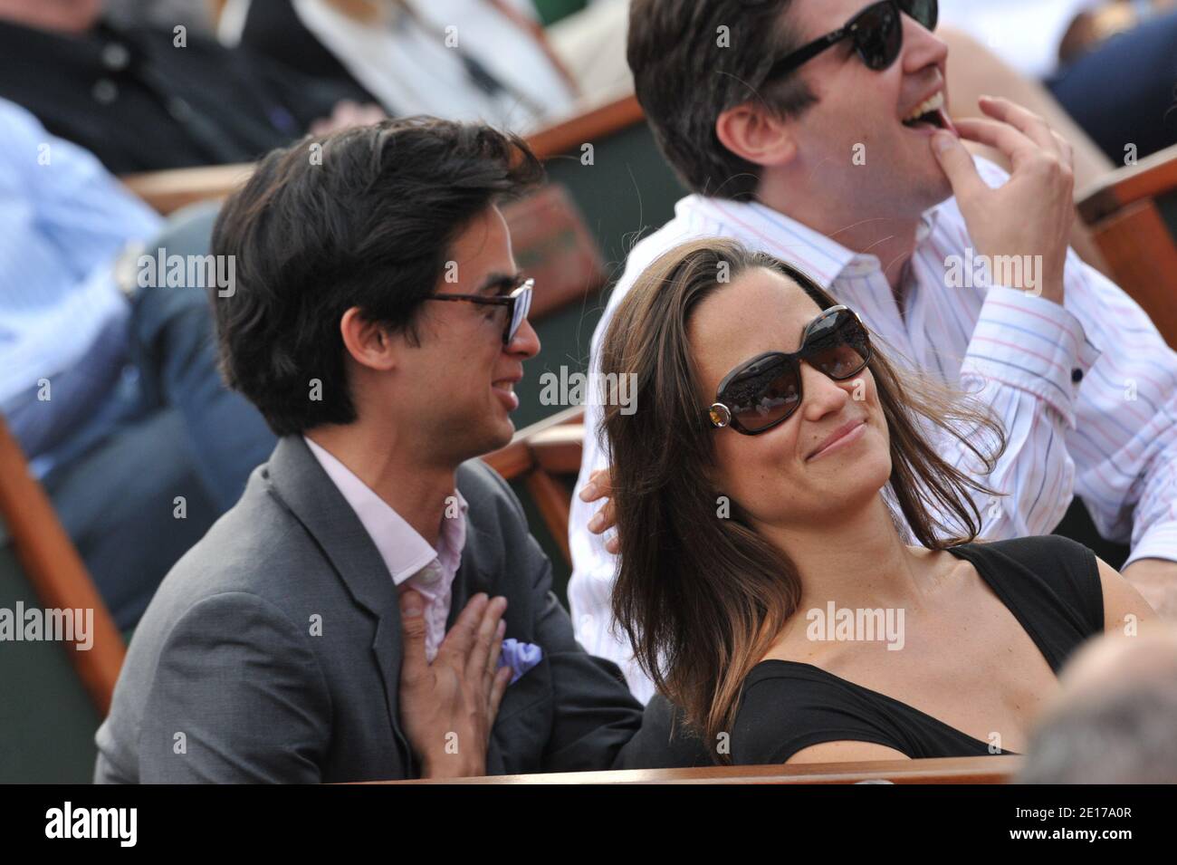 Pippa Middleton participant à l'Open de tennis français 2011 à l'arène Roland Garros de Paris, France, le 30 mai 2011. Photo de Thierry Orban/ABACAPRESS.COM Banque D'Images