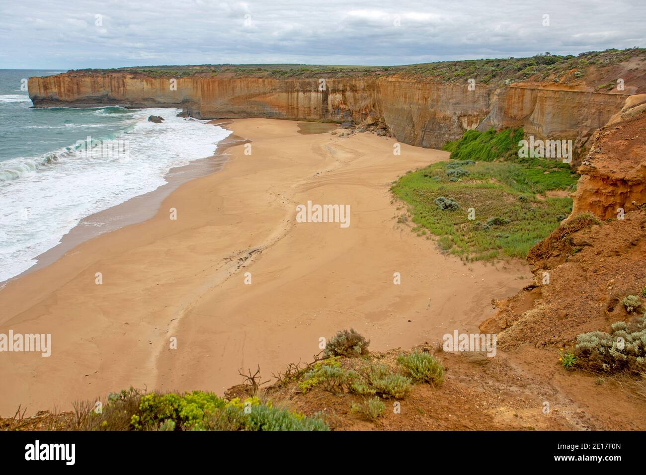 Plage au London Bridge sur la Great Ocean Road Banque D'Images