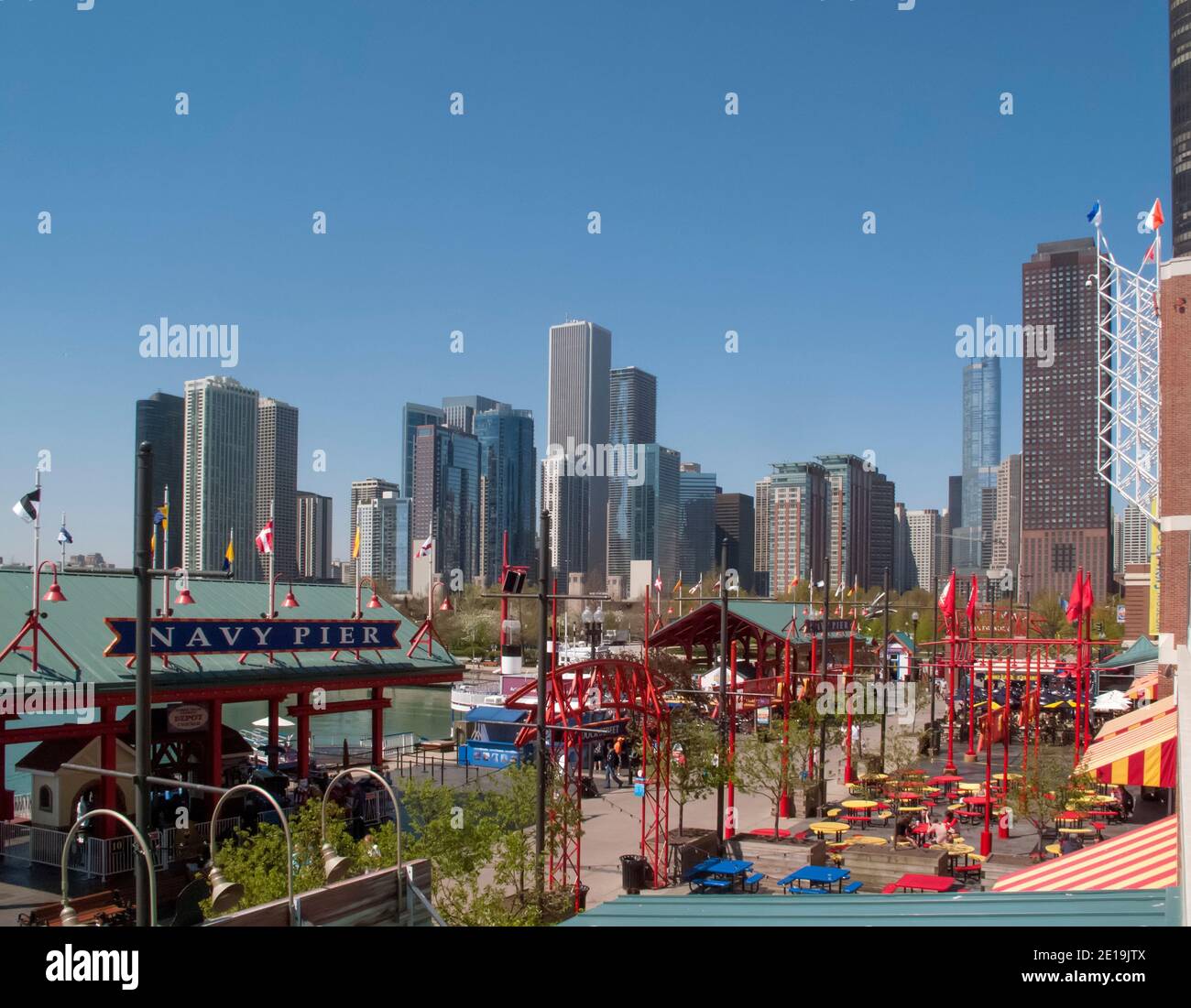 Chicago de Navy Pier Banque D'Images