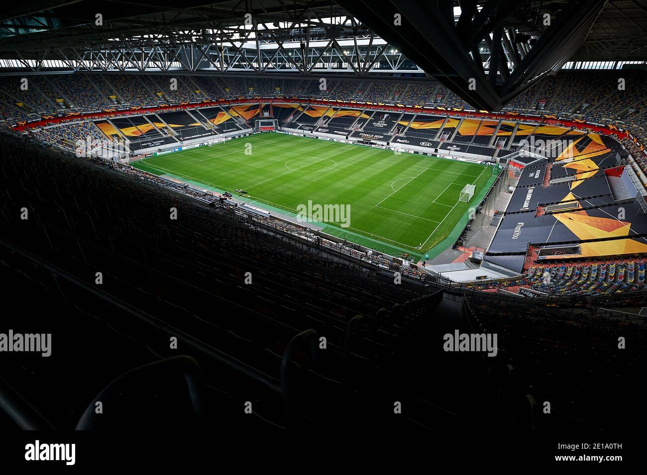 ALLEMAGNE, DÜSSELDORF - 16 AOÛT 2020 : complexe sportif Esprit Arena à Düsseldorf. Stade de football de Fortuna Banque D'Images