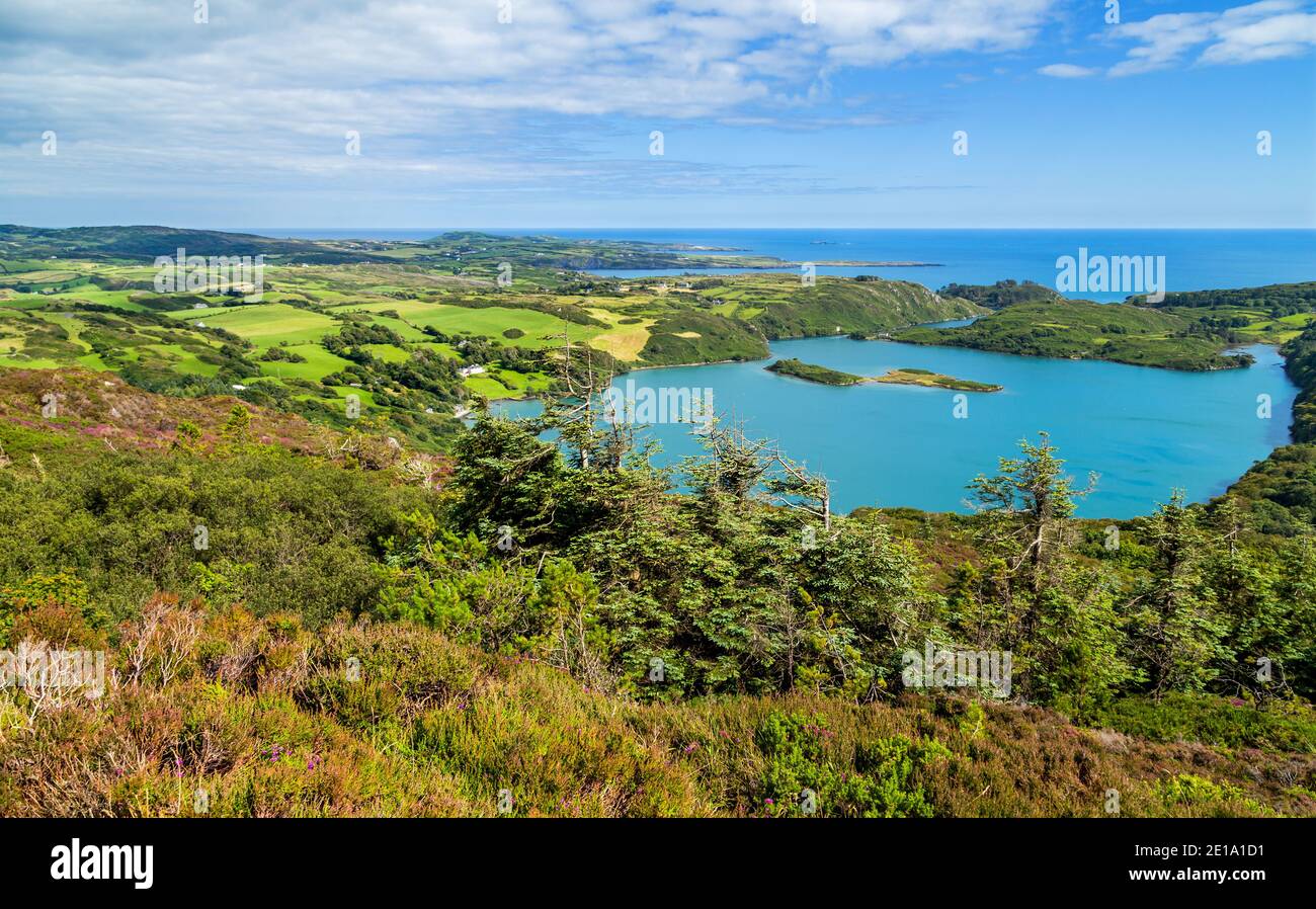 Lough Hyne, West Cork, Irlande Banque D'Images