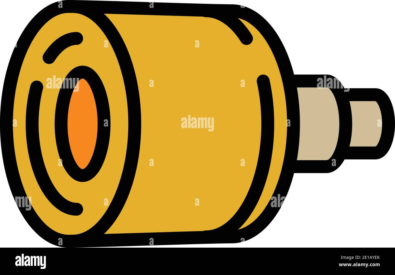 Icône de roue de skateboard. Outline skateboard Wheel vector Icon for web design isolé sur fond blanc Illustration de Vecteur