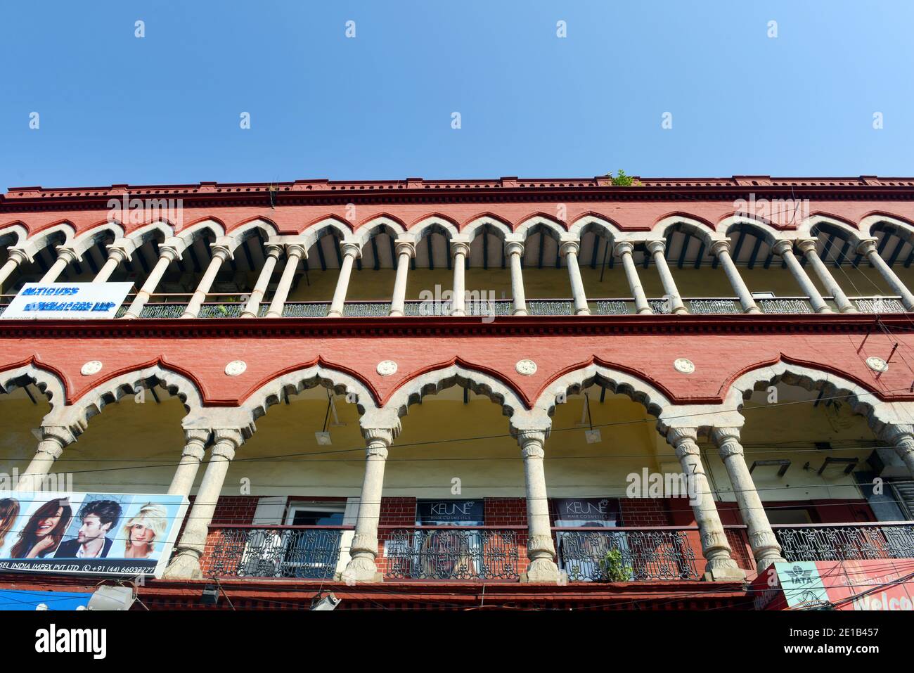 Demeure historique d'Agurchand, à Chennai, en Inde. Banque D'Images