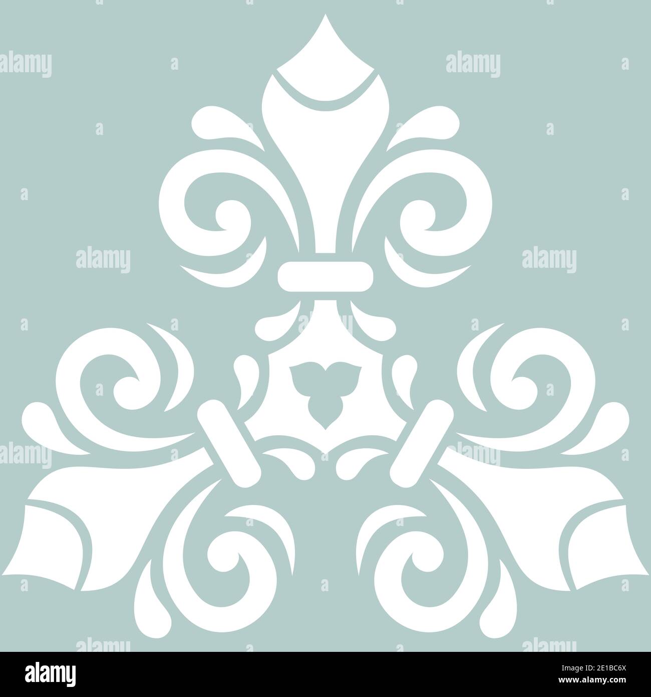 Abstract Pattern Oriental Banque D'Images