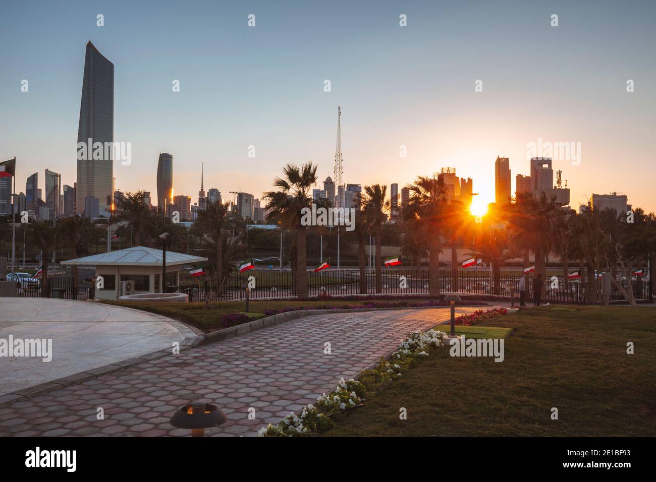 L'architecture de la ville de Koweït. La ville de Koweït, Koweït. Banque D'Images