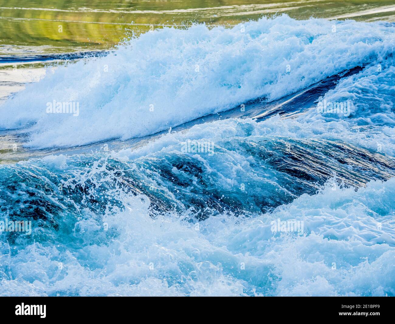 Sechelt Rapids, parc provincial Skookumchuck Narrows, Sunshine Coast, Colombie-Britannique, Canada Banque D'Images