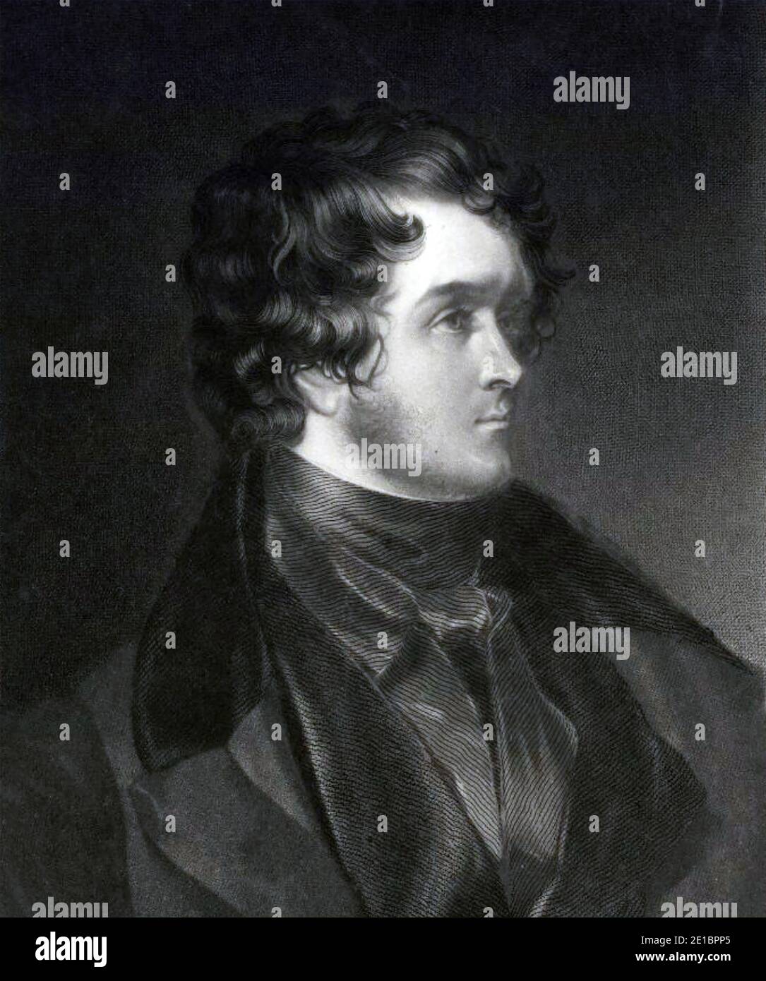 WILLIAM HARRISON AINSWORTH (1805-1882) romancier historique anglais en 1870. Banque D'Images