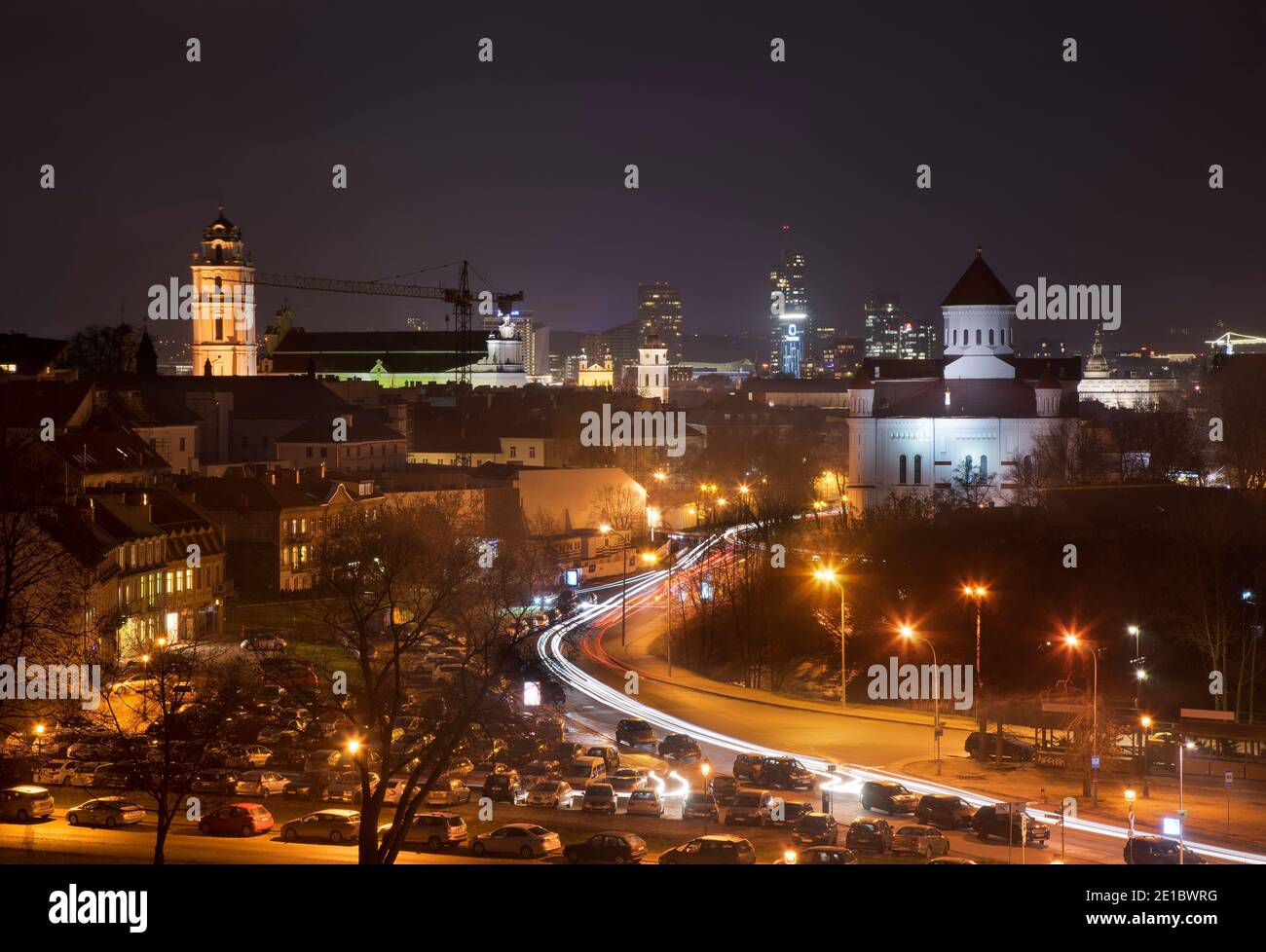 Vue panoramique de Vilnius. La lituanie Banque D'Images