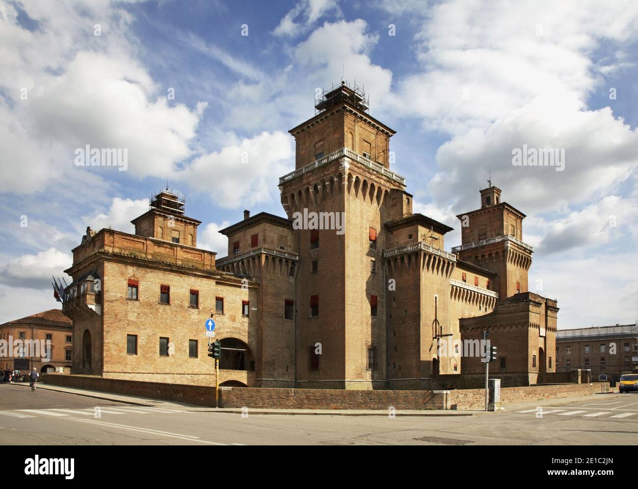 Château de Saint Michel - Château d'Este à Ferrare. Italie Banque D'Images