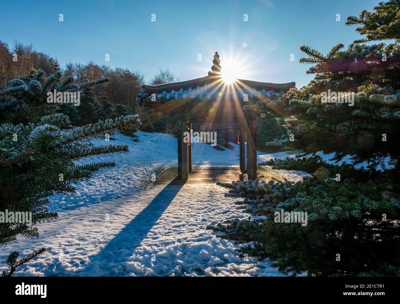 The Scottish Korean War Memorial, Witchcraig, West Lothian, Écosse, Royaume-Uni Banque D'Images